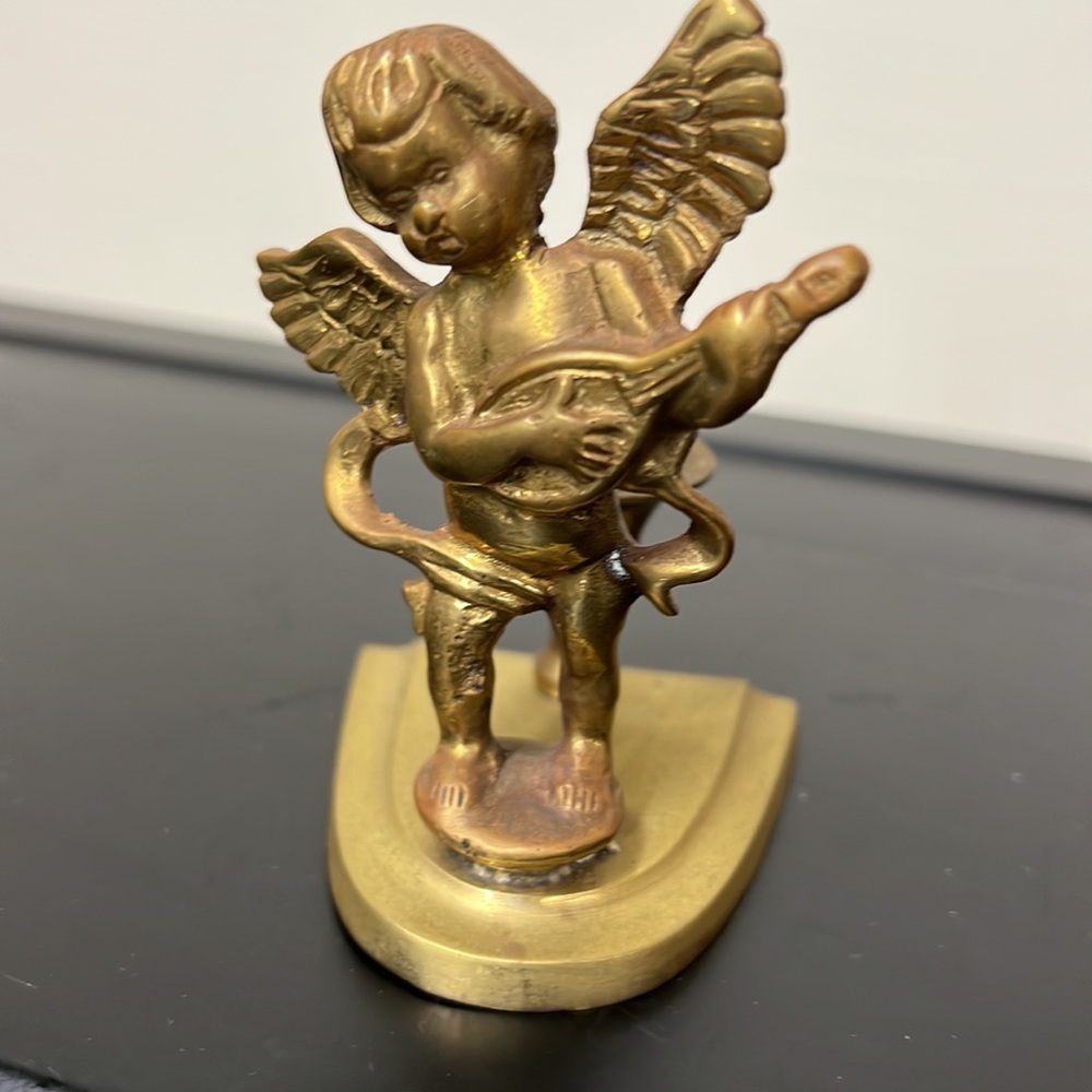 One Brass Candle Holder